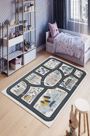 Conceptum Alfombra para Pasillo Multicolor 100 x 150 cm